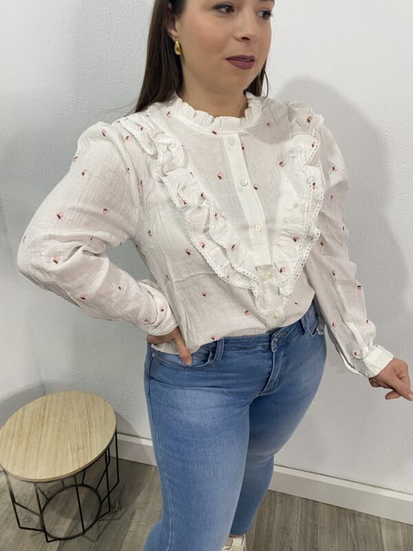 Camisa mini flores - Imagen 3