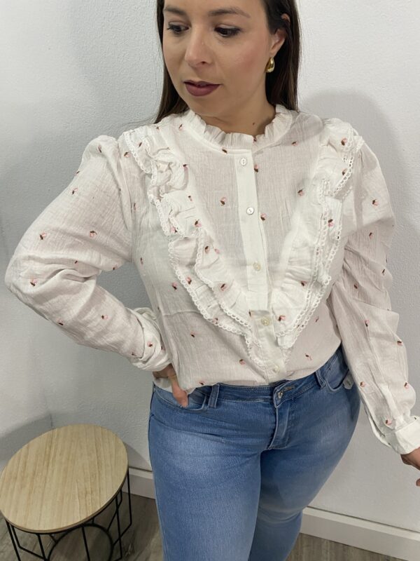 Camisa mini flores - Imagen 2