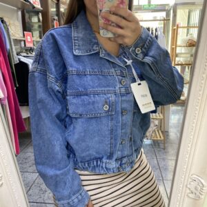 Chaqueta vaquera bomber