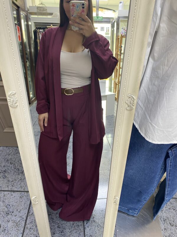 Pantalón ancho pinzas