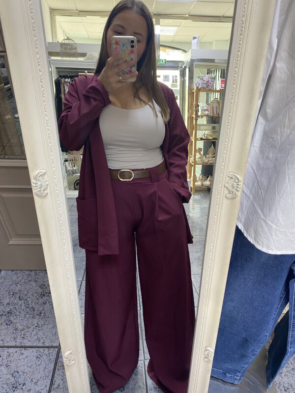 Pantalón ancho pinzas - Imagen 3