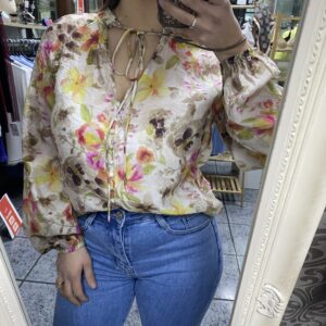 Blusa flores